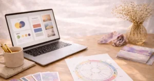 Diseñadora y astróloga integrando diseño consciente y astrología aplicada